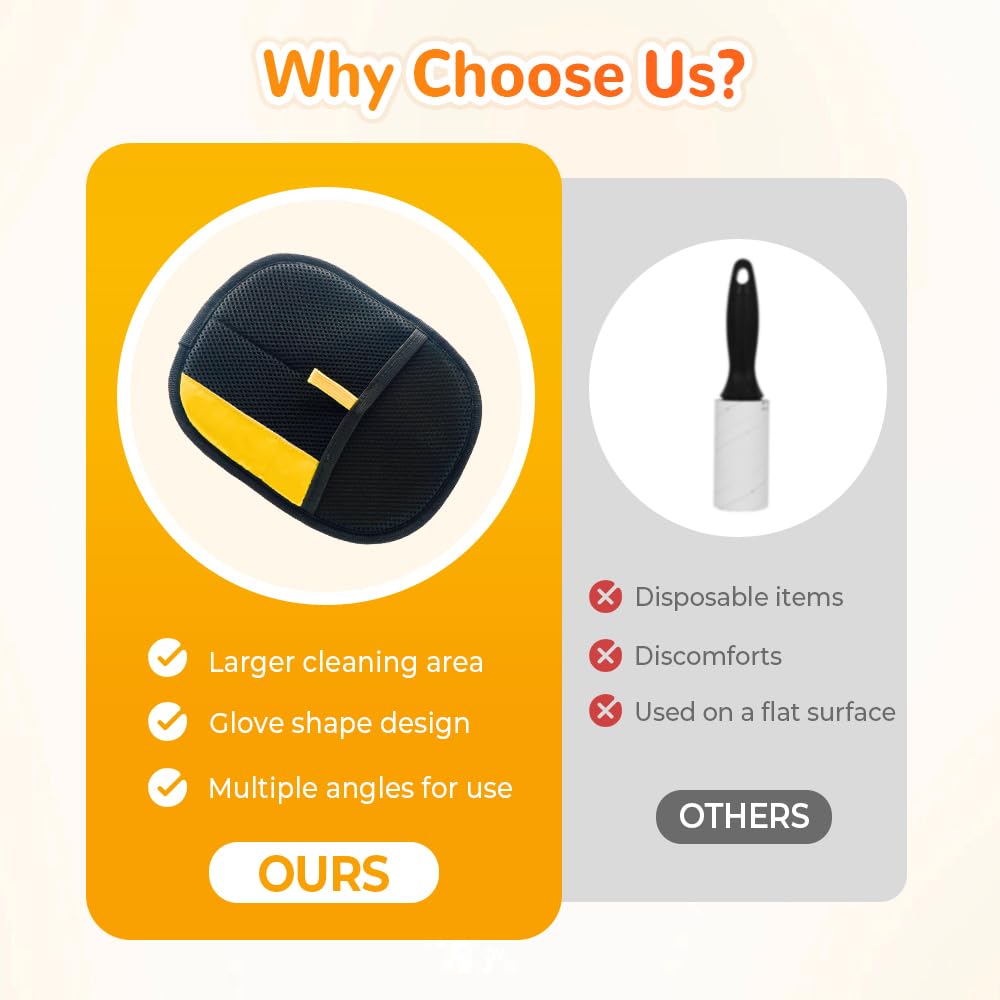 Effortless Pet Hair Removal Gloves